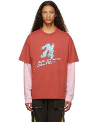 Brain Dead Red Them Skates Edition Blaster T Shirt