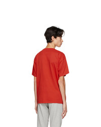 Rassvet Red Vintage Font T Shirt