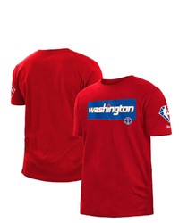New Era Red Washington Wizards 202122 City Edition Brushed Jersey T Shirt At Nordstrom