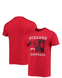 Junk Food Red Washington Wizards Slam Dunk T Shirt