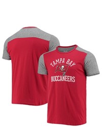 Majestic Threads Redgray Tampa Bay Buccaneers Field Goal Slub T Shirt