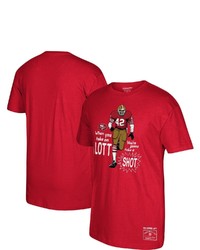 Mitchell & Ness Ronnie Lott Scarlet San Francisco 49ers Player Graphic T Shirt