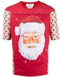 Marine Serre Santa Claus Panelled T Shirt