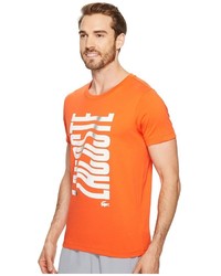 Lacoste Short Sleeve Vertical Graphic T Shirt T Shirt