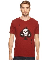 Lucky Brand Skull Ace Graphic Tee T Shirt