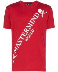 Mastermind Japan Slanted Logo Print T Shirt