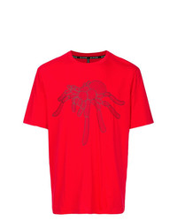 Blackbarrett Spider Print T Shirt
