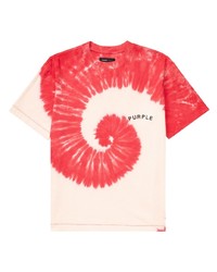 purple brand Spiral Print Cotton T Shirt