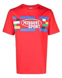 Missoni Sport Logo Print T Shirt