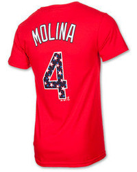 Majestic St Louis Cardinals Mlb Ss Yadier Molina Name And Number T Shirt