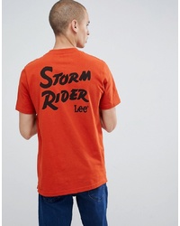 Lee Storm Rider T Shirt Orange