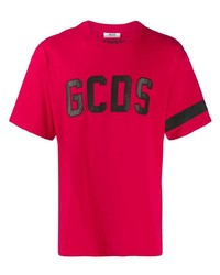 Gcds Striped Logo T Shirt