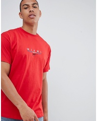 New Look T Shirt With Miami Print In Red