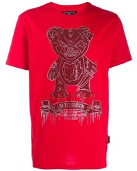 Philipp Plein Teddy Bear Platinum T Shirt