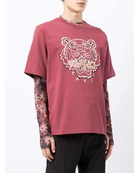Kenzo Tiger Head Print T Shirt