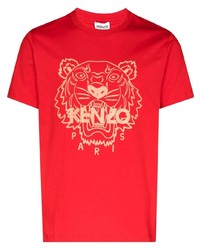 Kenzo Tiger Print Cotton T Shirt