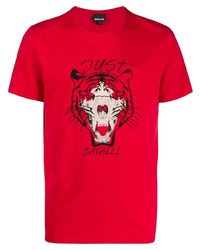 Just Cavalli Tiger Skull T Shirt