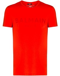 Balmain Tonal Logo Print T Shirt