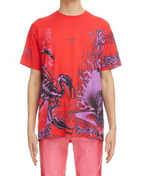 Givenchy Ultra Purple Oversize Graphic Tee