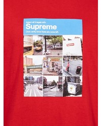 Supreme Verify Photograph Print Cotton T Shirt