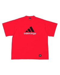 Balenciaga X Adidas Logo Print T Shirt