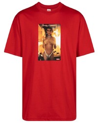 Supreme X Nan Goldin Kim In Rhinestones T Shirt
