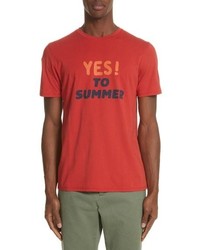 A.P.C. Yes To Summer Graphic T Shirt