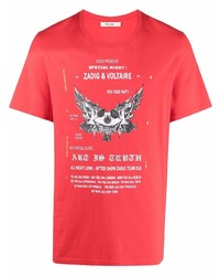 Zadig & Voltaire Zadigvoltaire Courtney Graphic Print T Shirt