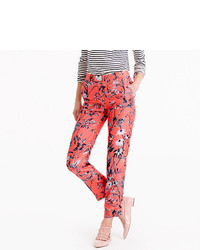 J.Crew Collection Cropped Pant In Ratti Monkey Print