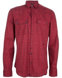 Just Cavalli Stained Glass Printed Shirt