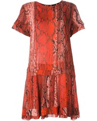 Just Cavalli Snakeskin Print Dress