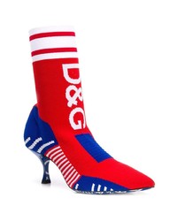 Dolce & Gabbana Logo Sock Boots