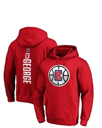 FANATICS Branded Paul Red La Clippers Team Playmaker Name Number Pullover Hoodie
