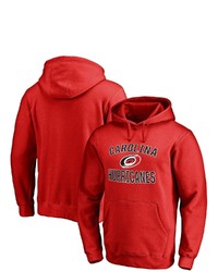 FANATICS Branded Red Carolina Hurricanes Victory Arch Pullover Hoodie At Nordstrom