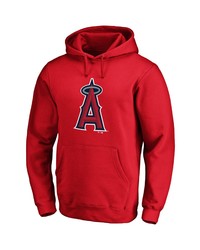 FANATICS Branded Red Los Angeles Angels Official Logo Pullover Hoodie At Nordstrom