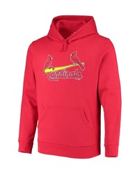 FANATICS Branded Red St Louis Cardinals Official Wordmark Pullover Hoodie