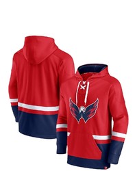 FANATICS Branded Red Washington Capitals Big Tall First Battle Power Play Pullover Hoodie At Nordstrom