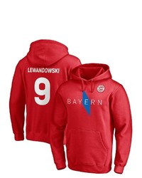 FANATICS Branded Robert Lewandowski Red Bayern Munich Name Number Pullover Hoodie At Nordstrom