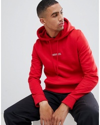 Brooklyn Supply Co. Brooklyn Supply Co Hoodie With Respect Print In Red