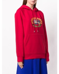 Burberry Embroidered Archive Logo Oversized Hoodie