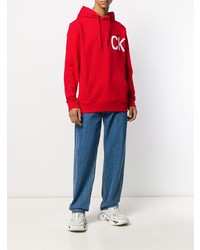 Calvin Klein Jeans Initial Logo Print Hoodie