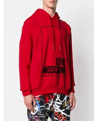 Love Moschino Logo Hooded Sweatshirt