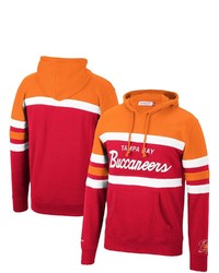 Mitchell & Ness Orangered Tampa Bay Buccaneers Head Coach Pullover Hoodie At Nordstrom