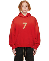 Fear Of God Red 7 Hoodie