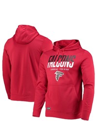 New Era Red Atlanta Falcons Combine Authentic Big Stage Pullover Hoodie