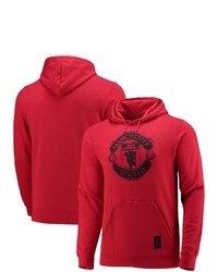 adidas Red Manchester United Pullover Hoodie At Nordstrom