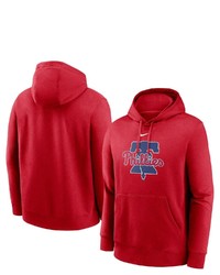 Nike Red Philadelphia Phillies Alternate Logo Club Pullover Hoodie At Nordstrom