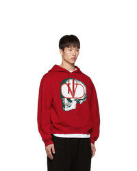 Valentino Red Undercover Edition Go Skull Hoodie