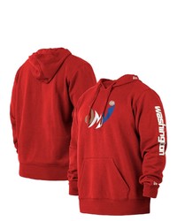 New Era Red Washington Wizards 202122 City Edition Big Tall Pullover Hoodie