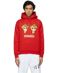 DSQUARED2 Red Year Of The Ox Hoodie